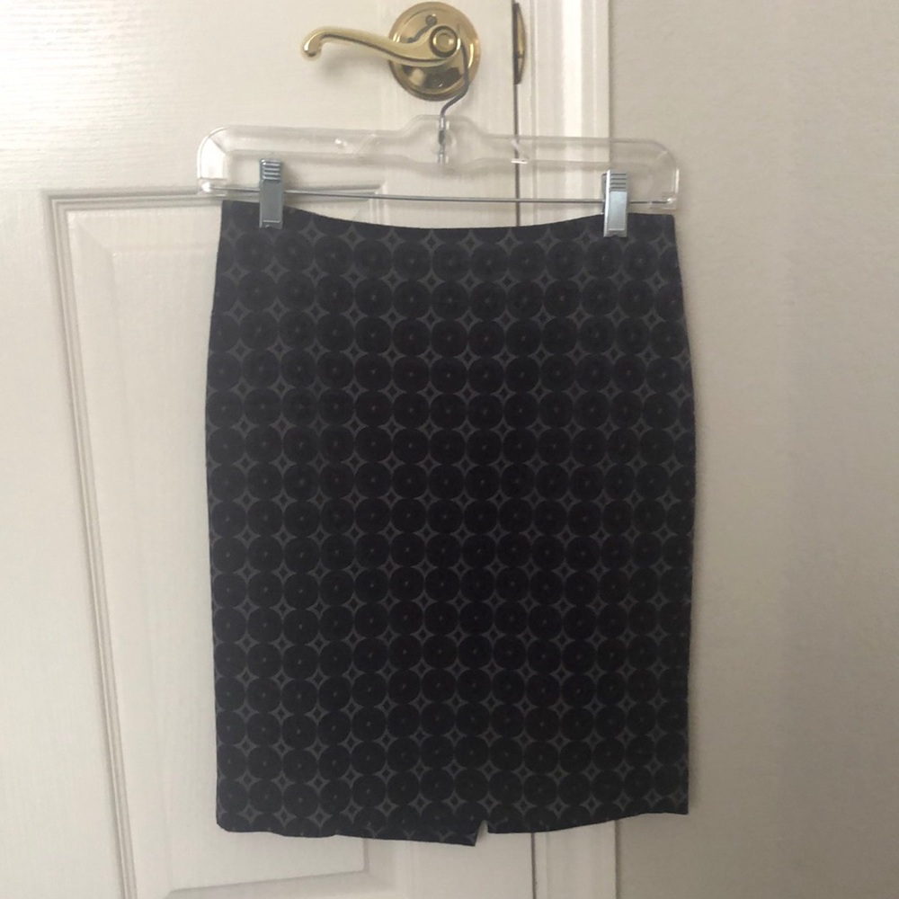 Ann Taylor Petite Deco Jacquard Skirt Size 00P.